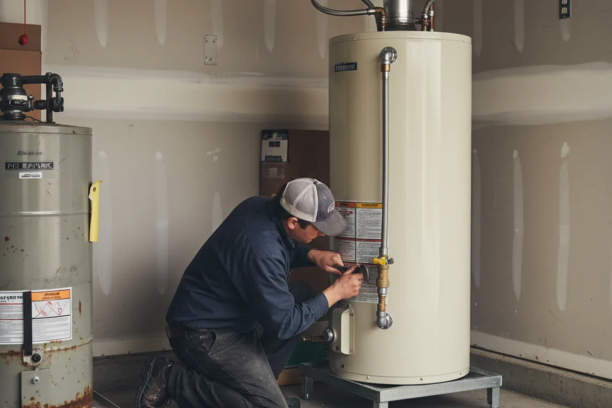 Water heater and shutoff valve replacement in Nevada